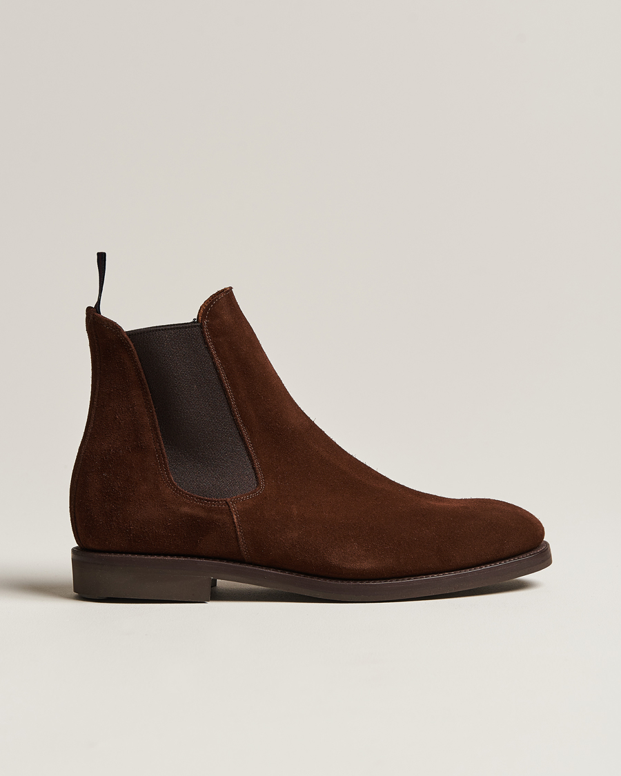 Men | Sanders Liam Chelsea Boot Polo Snuff Suede | Sanders | Liam Chelsea Boot Polo Snuff Suede