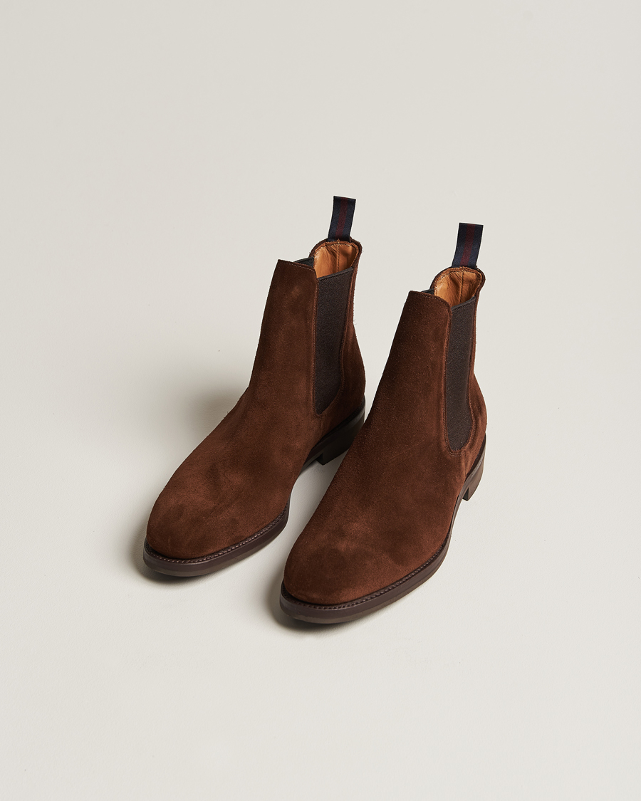 Men | Sanders Liam Chelsea Boot Polo Snuff Suede | Sanders | Liam Chelsea Boot Polo Snuff Suede
