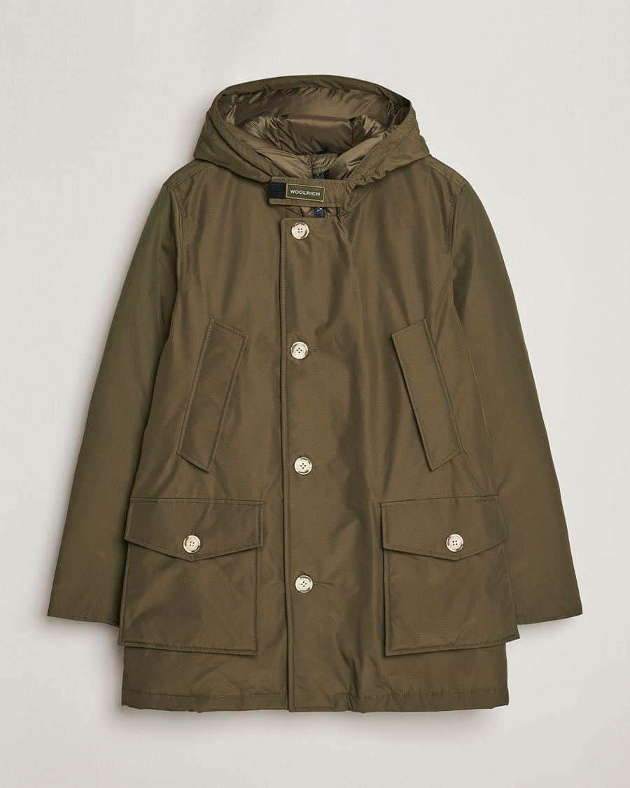 Men | Coats & Jackets | Woolrich | Arctic Parka No Fur Dark Green
