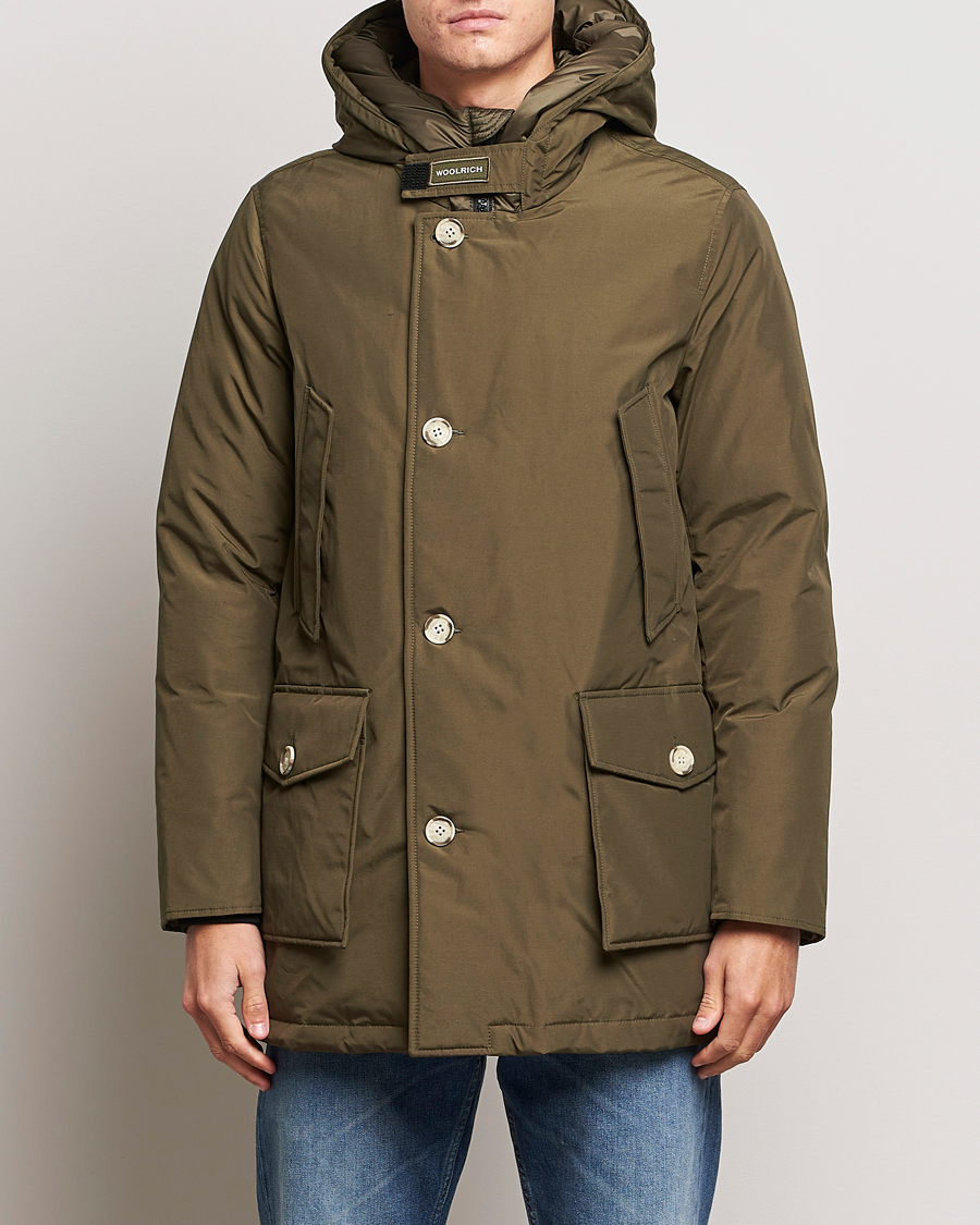Men | Coats & Jackets | Woolrich | Arctic Parka No Fur Dark Green