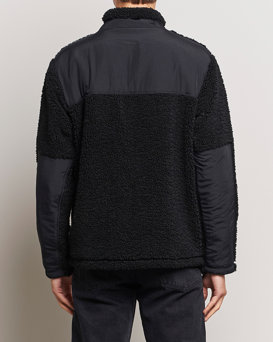 Men | Sweaters & Knitwear | GANT | Sherpa Fleece Full Zip Black
