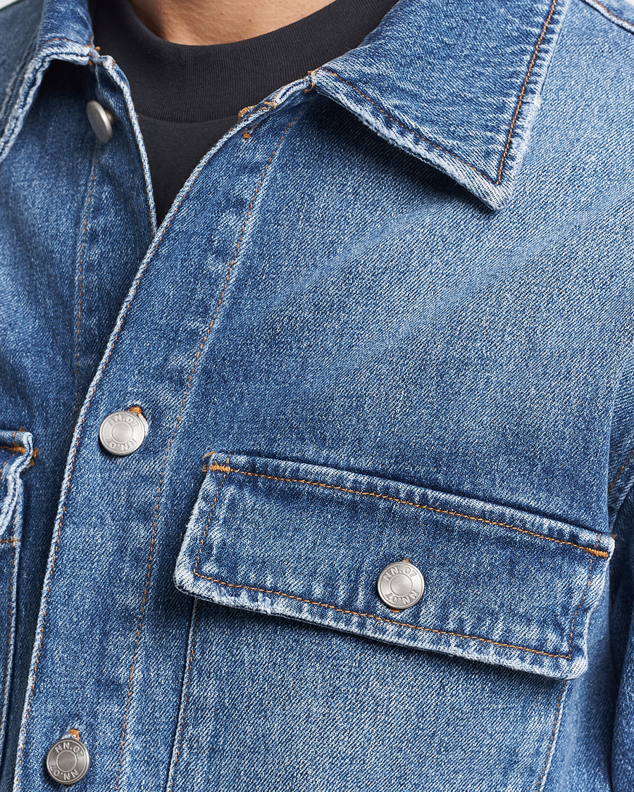 Men | Coats & Jackets | NN07 | Roger Denim Jacket Mid Blue