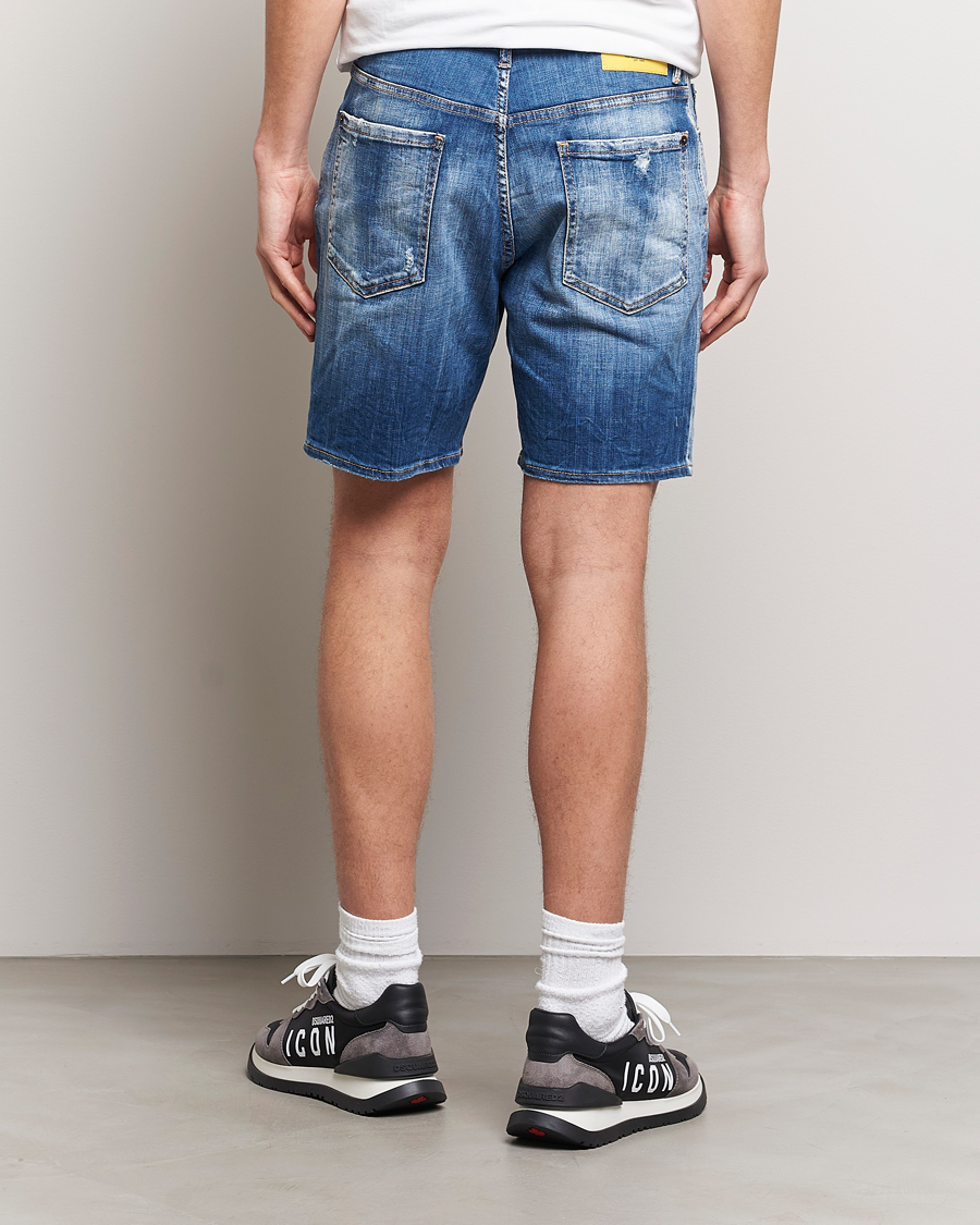 Men | Shorts | Dsquared2 | Marine Denim Shorts Light Blue