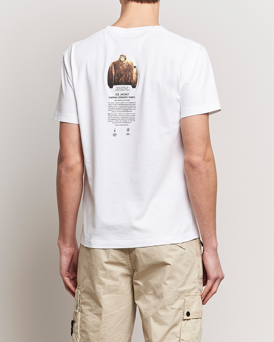 Men | T-Shirts | Stone Island | Archivio Print T-Shirt White