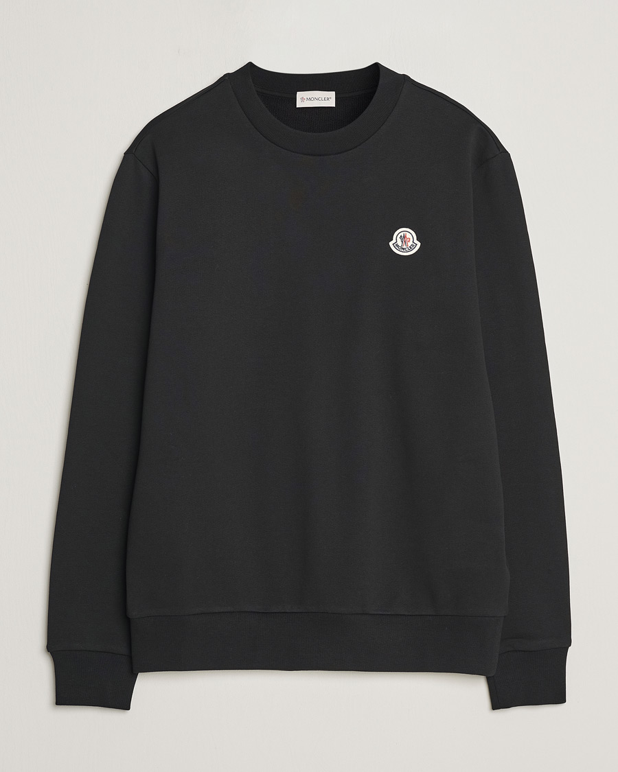 Men | Sweaters & Knitwear | Moncler | Logo Sweatshirt Black