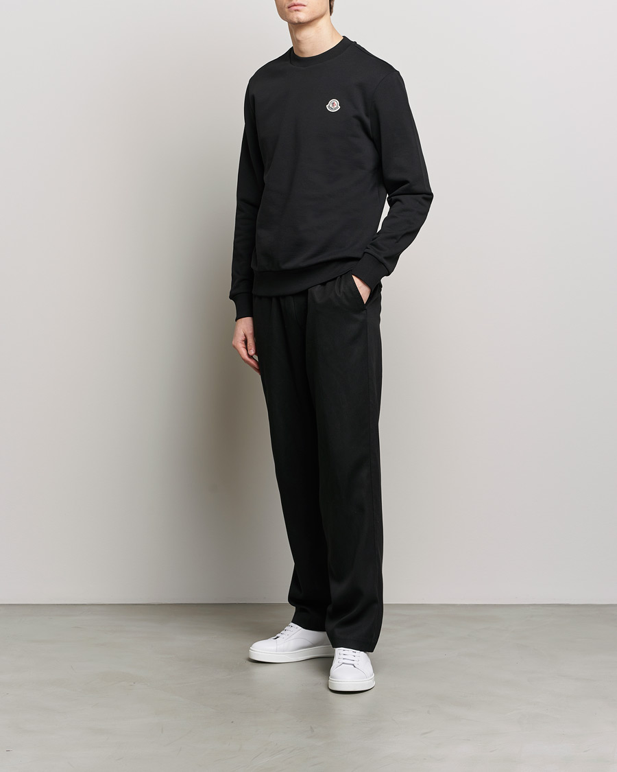Men | Sweaters & Knitwear | Moncler | Logo Sweatshirt Black