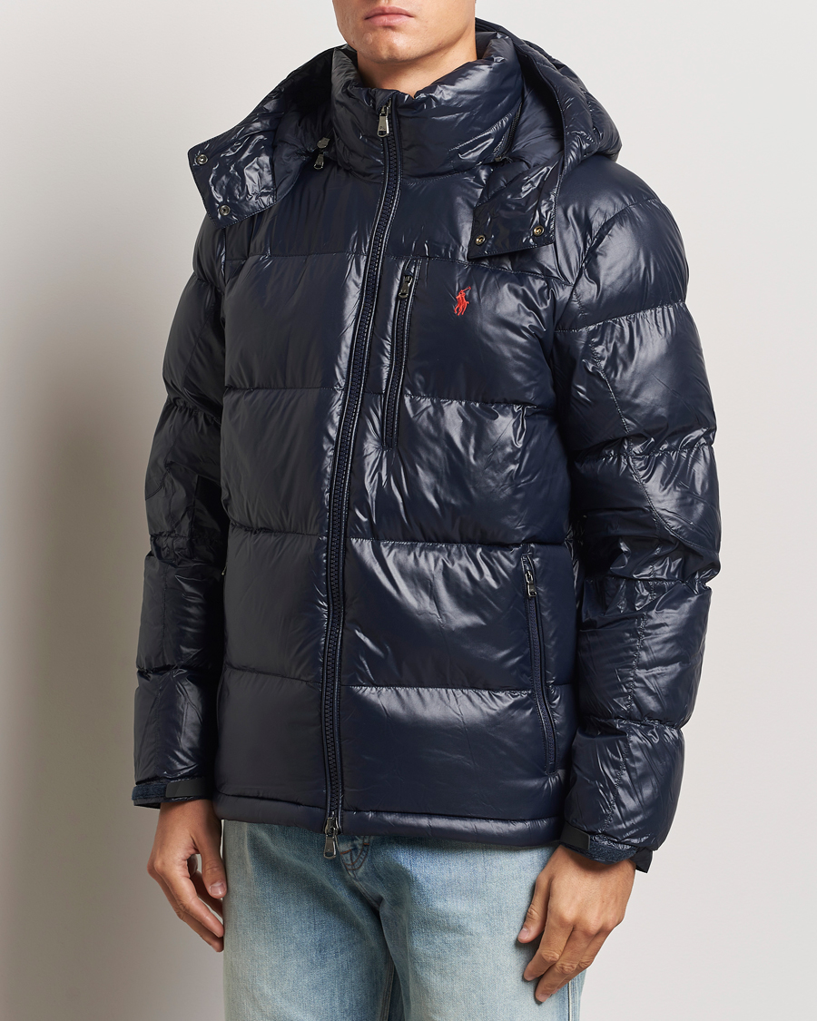 Gloss down puffer coat on sale