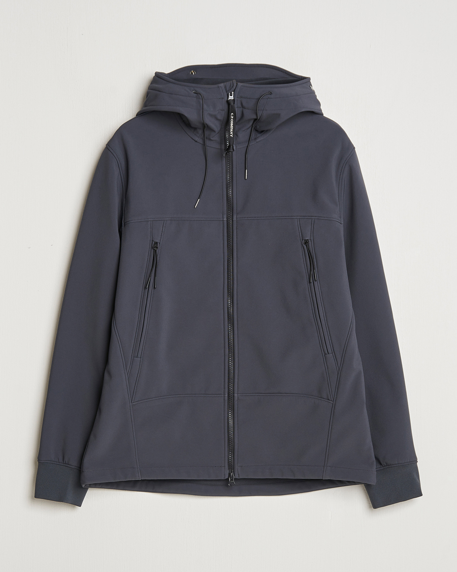 Men | Coats & Jackets | C.P. Company | CP Shell Hooded Jacket Grey Black