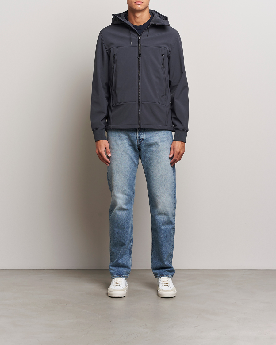 Men | Coats & Jackets | C.P. Company | CP Shell Hooded Jacket Grey Black