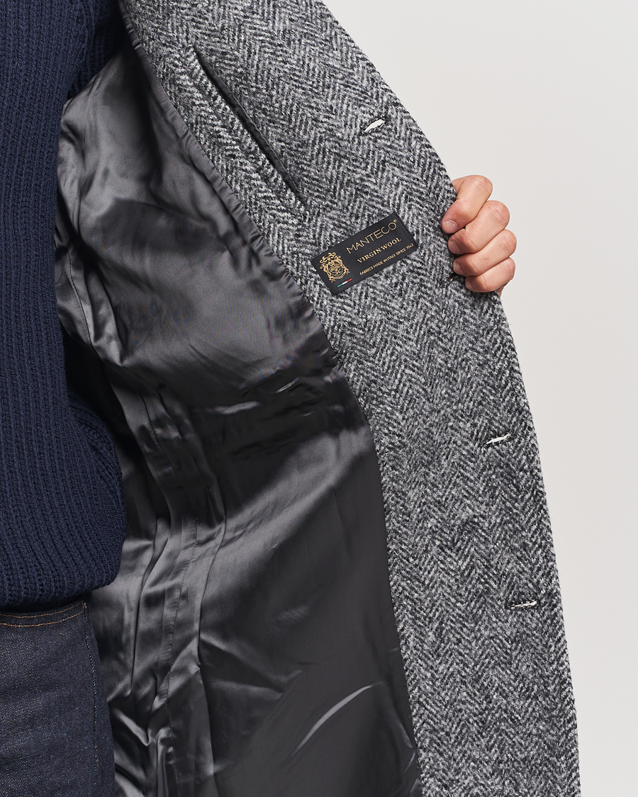 Men | Coats & Jackets | Samsøe Samsøe | Tefsa Wool Coat Black Melange