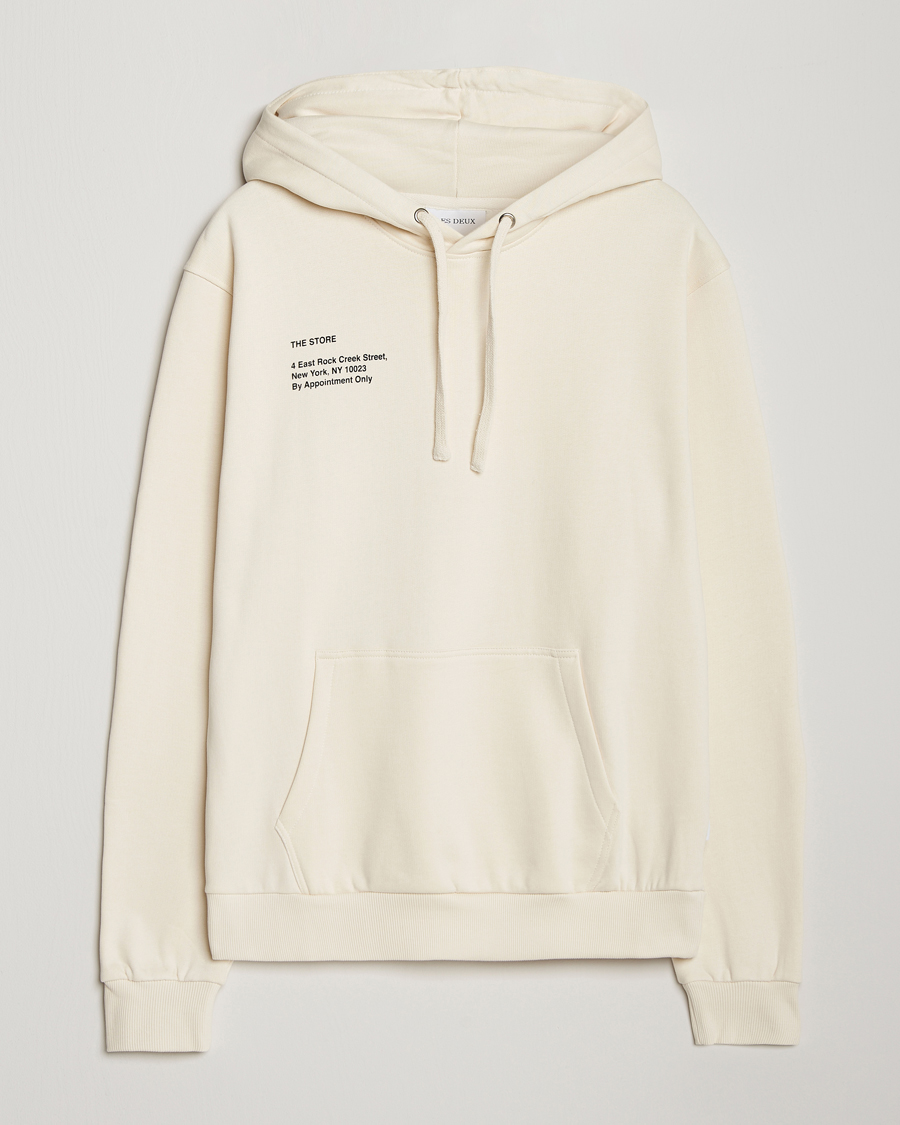 Men | Sweaters & Knitwear | LES DEUX | Neighborhood Hoodie Ivory/Black