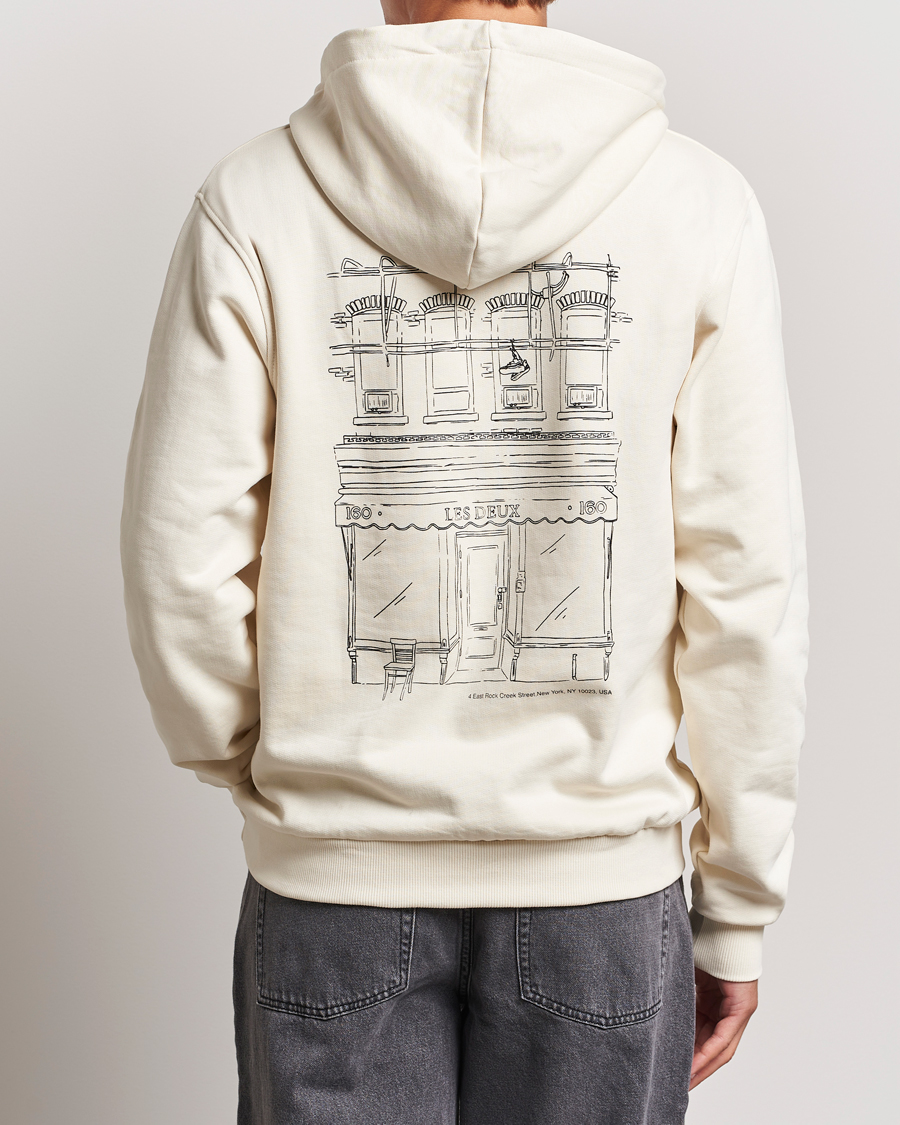 Men | Sweaters & Knitwear | LES DEUX | Neighborhood Hoodie Ivory/Black