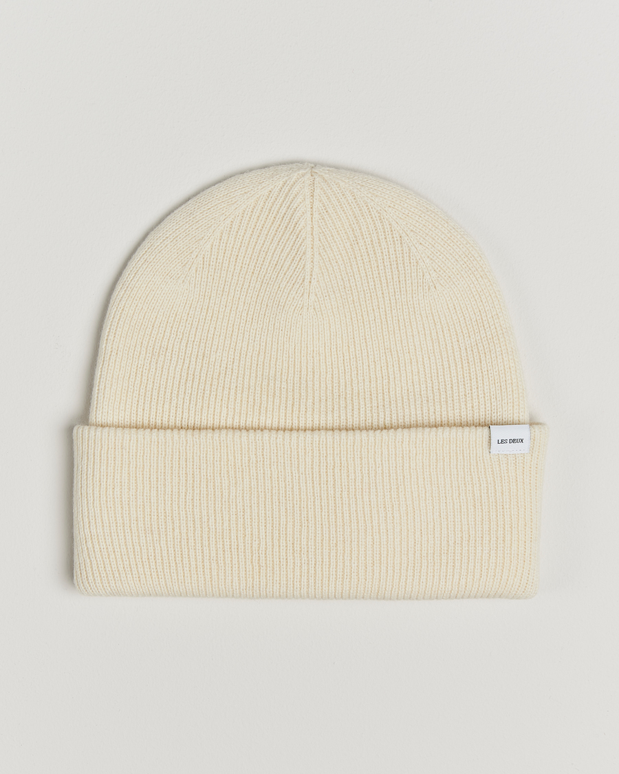 Men | Les Deux Wayne Wool Beanie Ivory | LES DEUX | Wayne Wool Beanie Ivory