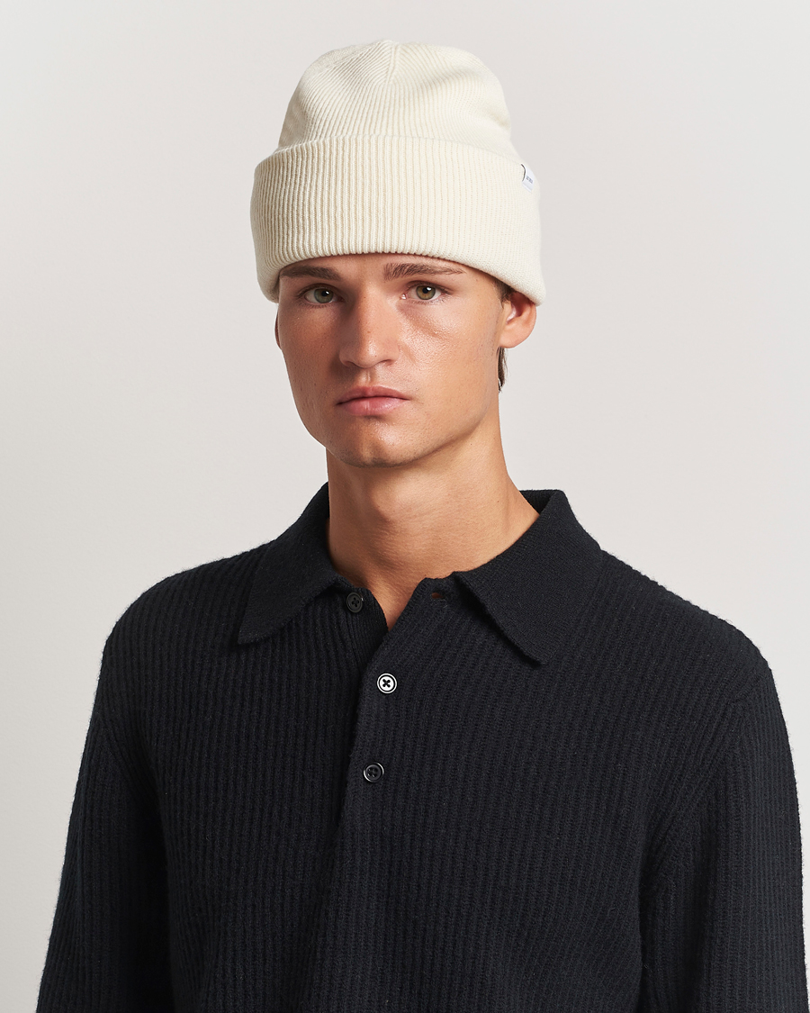 Men | Les Deux Wayne Wool Beanie Ivory | LES DEUX | Wayne Wool Beanie Ivory