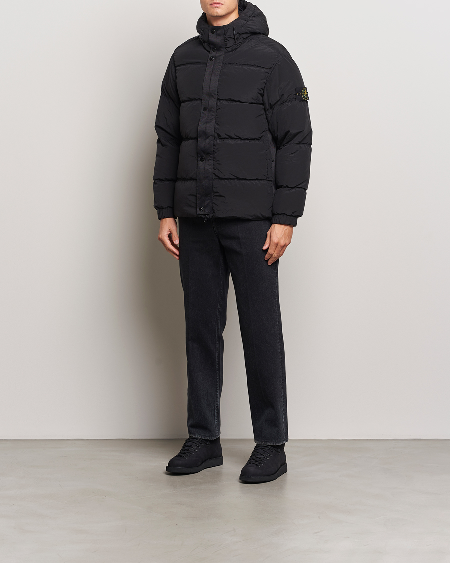 Stone Island Nylon Metal Down Jacket Black at CareOfCarl