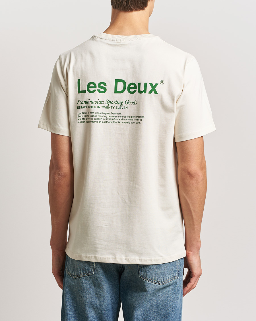 Men | T-Shirts | LES DEUX | Brody Printed T-shirt 2.0 Ivory