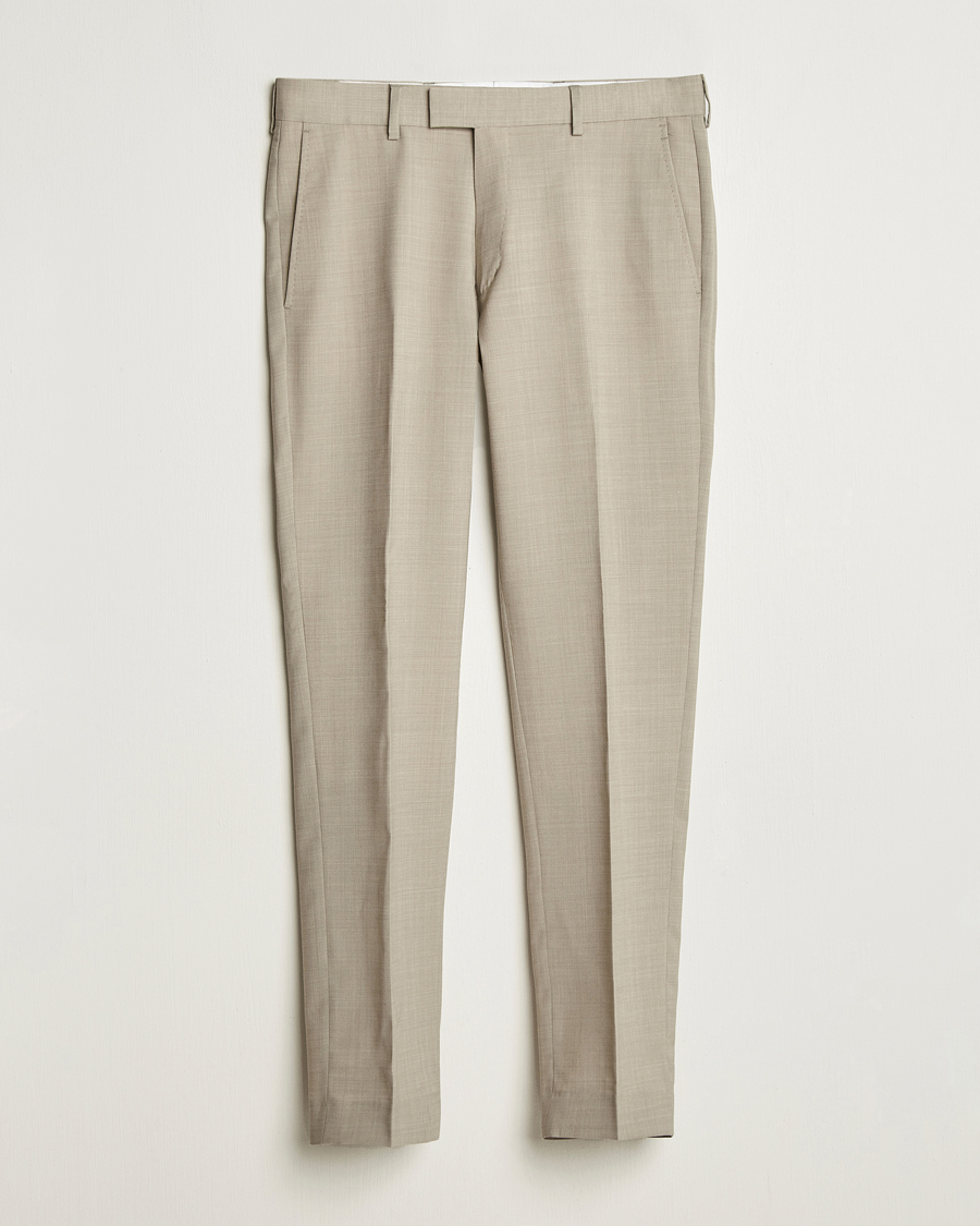 Men | Trousers | Tiger of Sweden | Tenuta Wool Trousers Sand