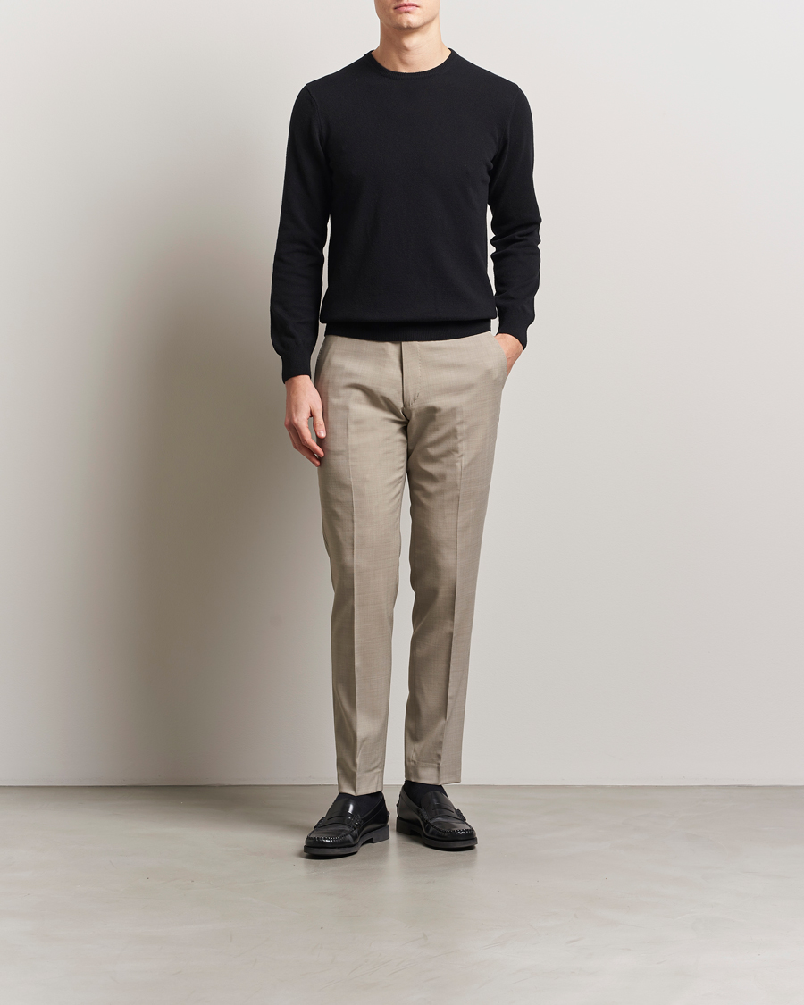 Men | Trousers | Tiger of Sweden | Tenuta Wool Trousers Sand