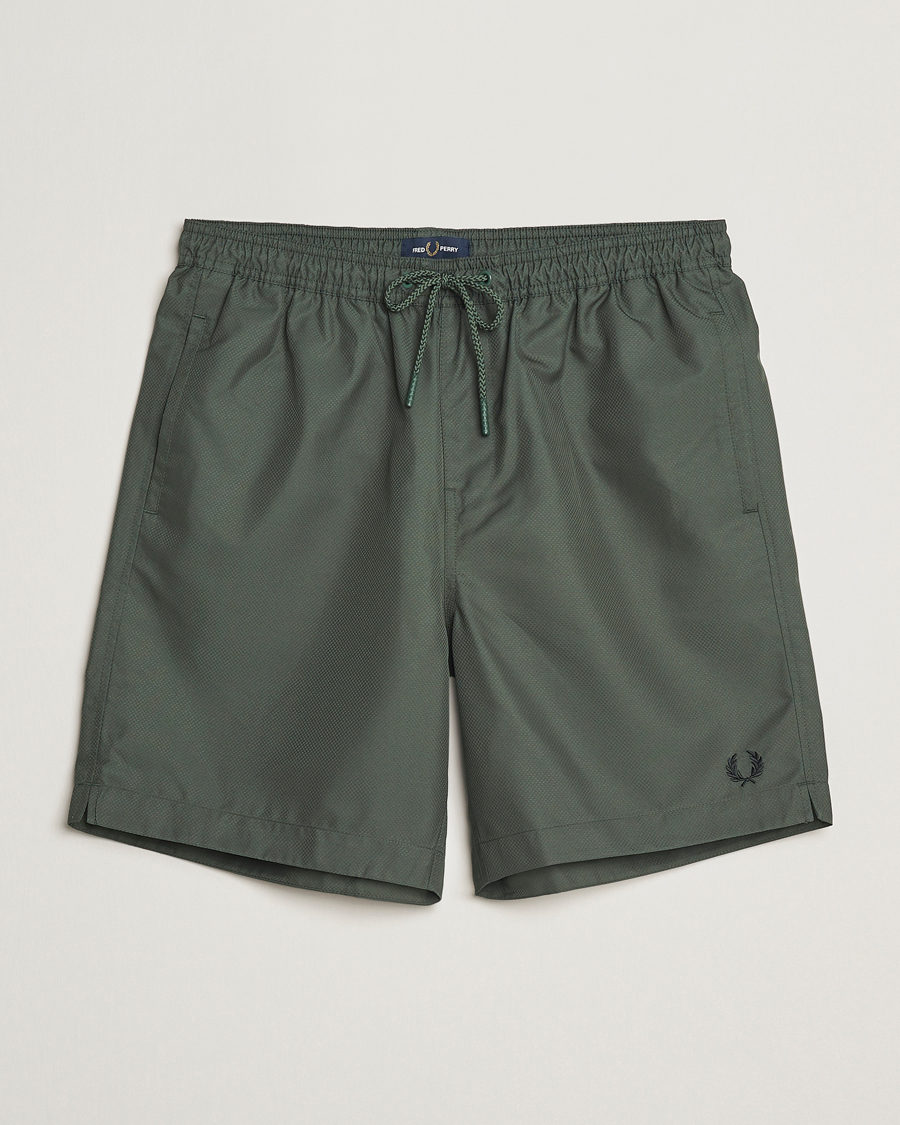 Men | Fred Perry Classic Swimshorts Court Green S | Fred Perry | Classic Swimshorts Court Green S