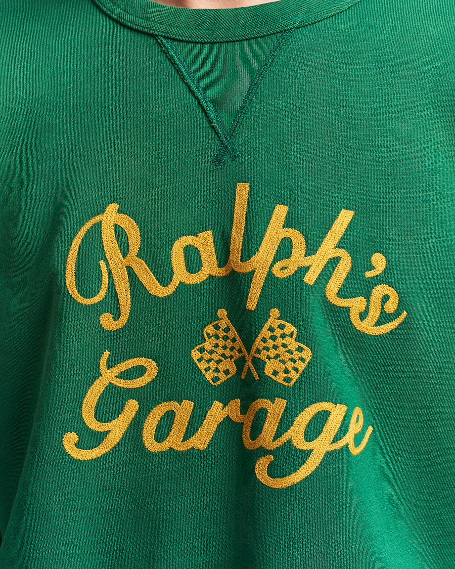 Men | Sweaters & Knitwear | Polo Ralph Lauren | Ralph's Garage Sweatshirt Tennis Green