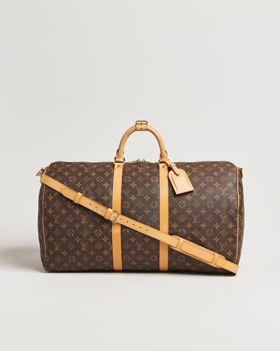 Men | Louis Vuitton Pre-Owned Keepall Bandoulière 55 Monogram  | Louis Vuitton Pre-Owned | Keepall Bandoulière 55 Monogram 