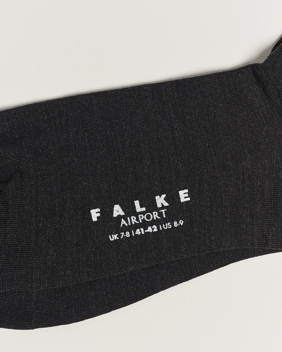 Men | | Falke | 3-pack Airport Socks Anthracite Melange