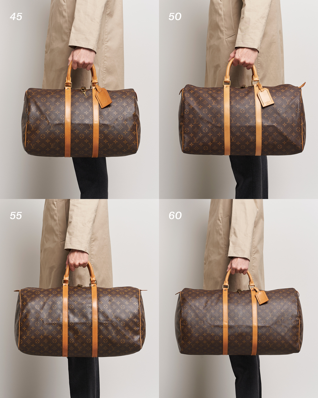 Louis Vuitton Keepall Sizec