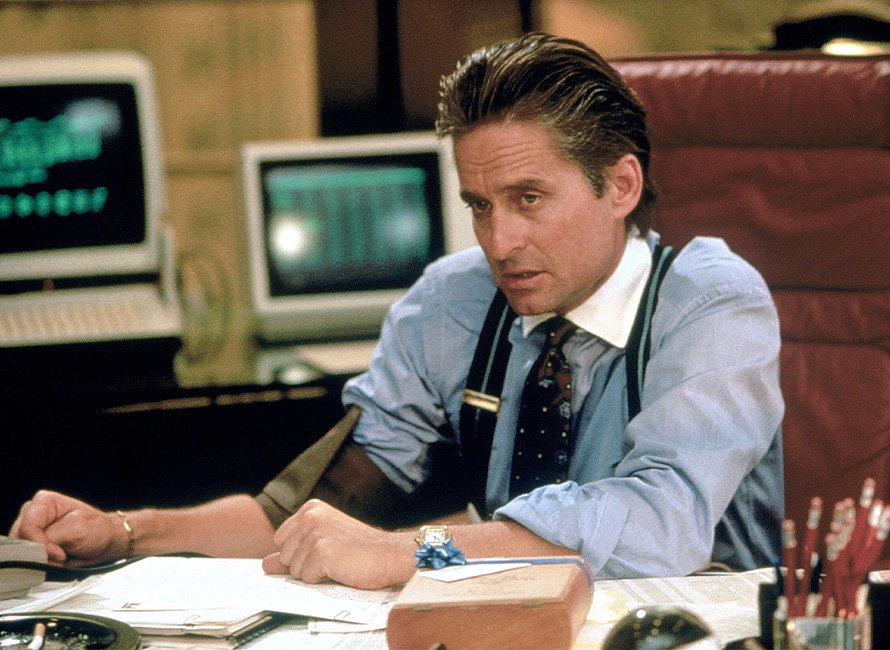 Gordon Gekko Santos Wall Street